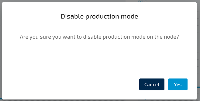 Enable production mode